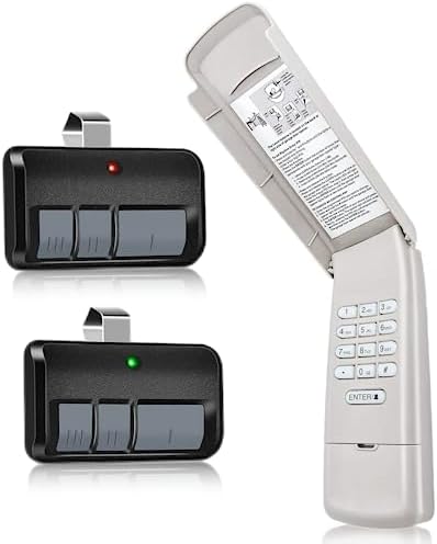Garage door remotes and keypad for convenient access and smart garage door control in Markham by Penguin Garage Doors.